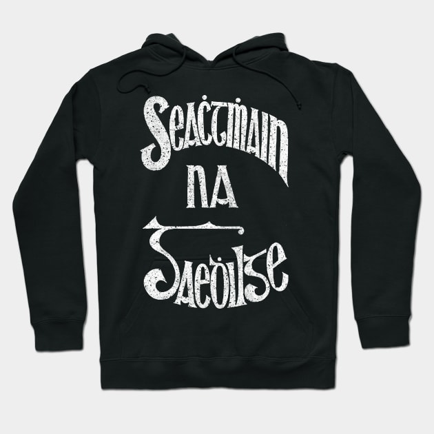 Seachtain na Gaeilge / Irish Language / Retro Faded Style Design Hoodie by feck!